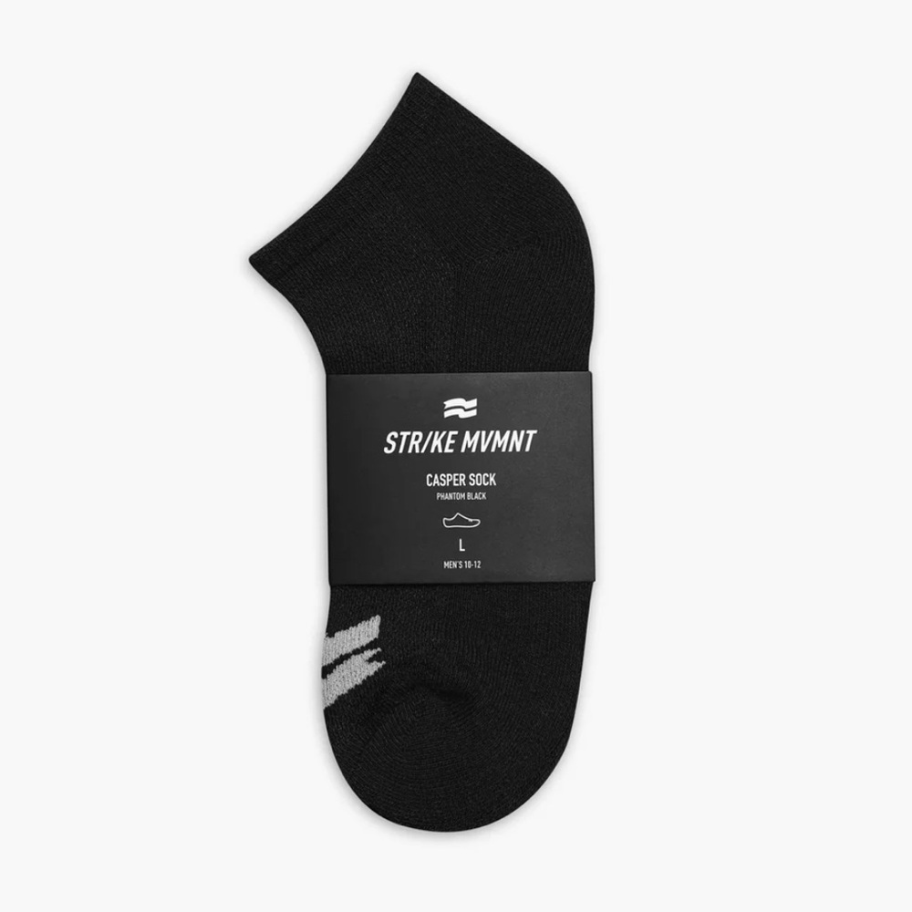 Strike Mvmnt Casper Low Cut Athletic Sock Size L